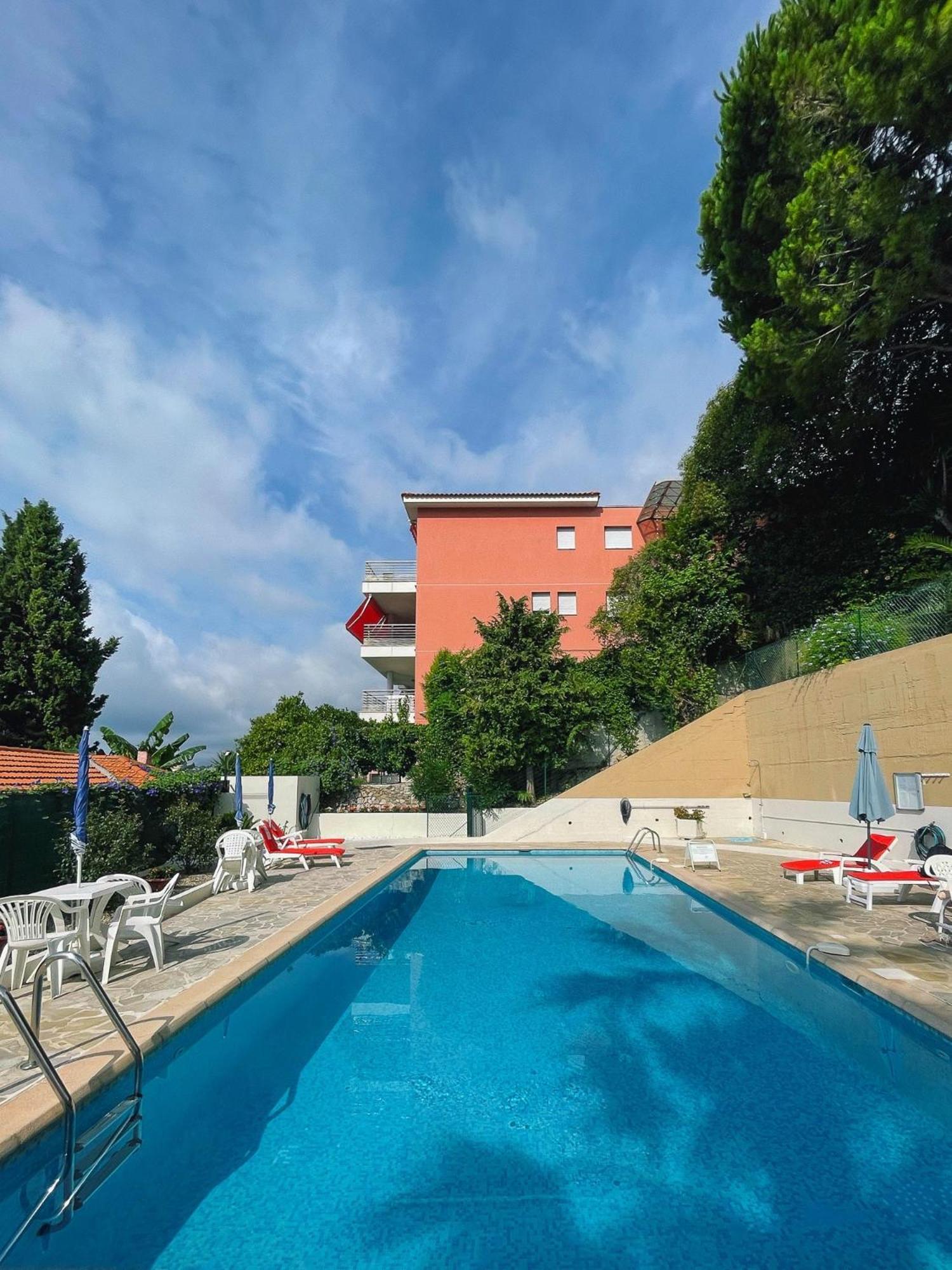Mansfield Vue Carte Postale Terrasse Piscine Calme Port A 200M A Pied Apartment Ментона Екстериор снимка